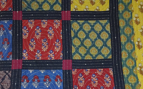 Multicoloured Patchwork Quilt 8 // Queen