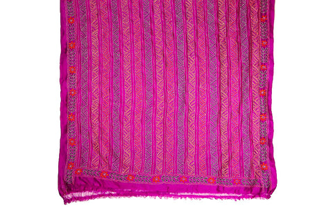 Kantha Wrap - Pink Silk