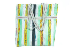 Recycled Woven Plastic Tote - Small